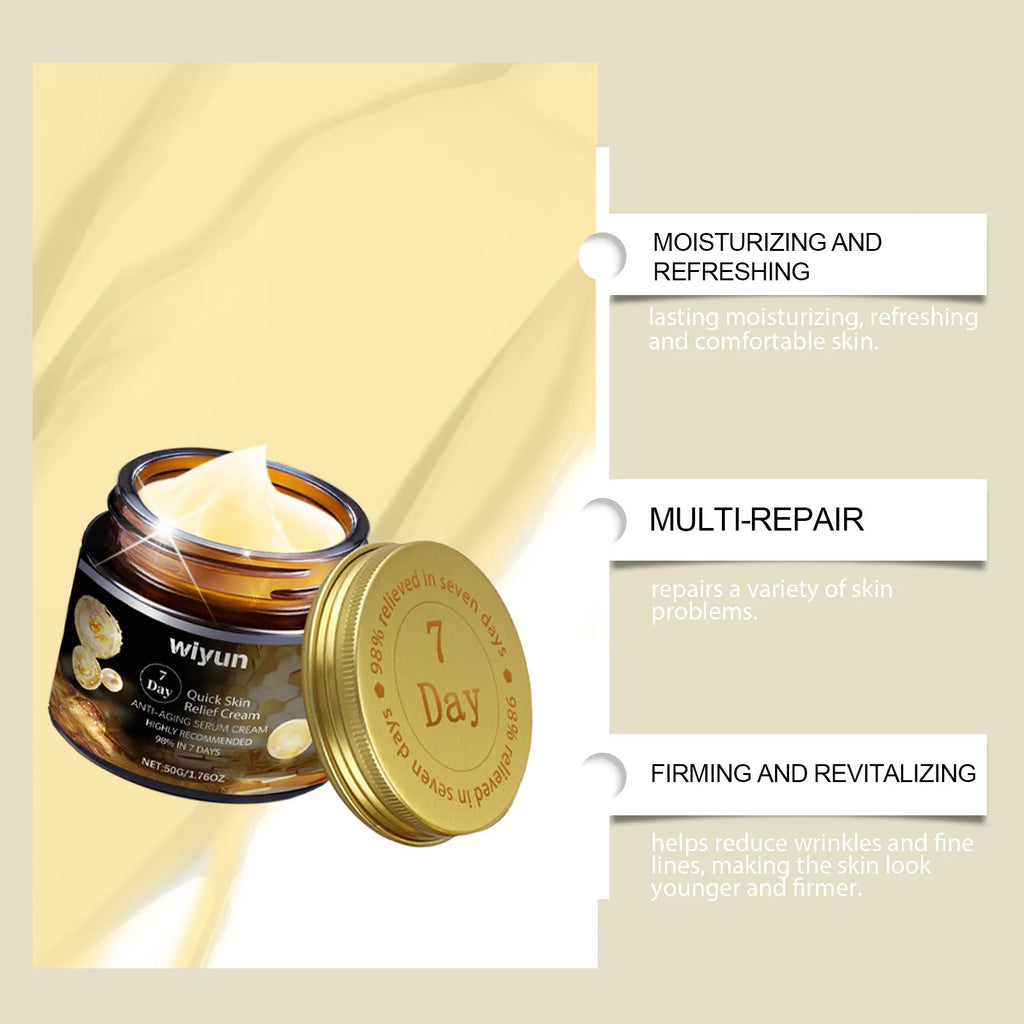 Face Cream for Dark Spots Removal Fine Lines 7 Day Repair Damaged Skin Firming Lifting Sagging Improvement Nourishing Skin Care Vue