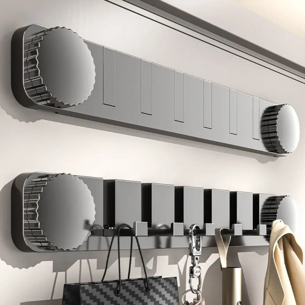 Space-Saving Suction Cup Door Hook Strong Vacuum Suction Foldable Hook Wall-Mounted Clothes Hanger Removable 6 Hooks Vue