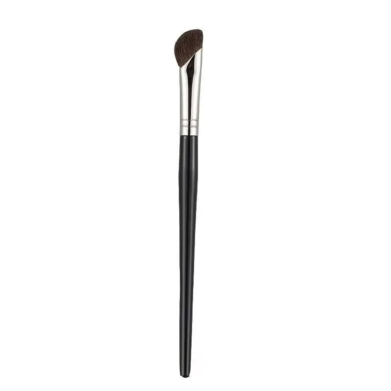 2pcs Angled Eyeshadow Brush Sickle Nose Contour Brush Blending Brush Partial Highlighter Brush Soft Makeup Beauty Tool Vue