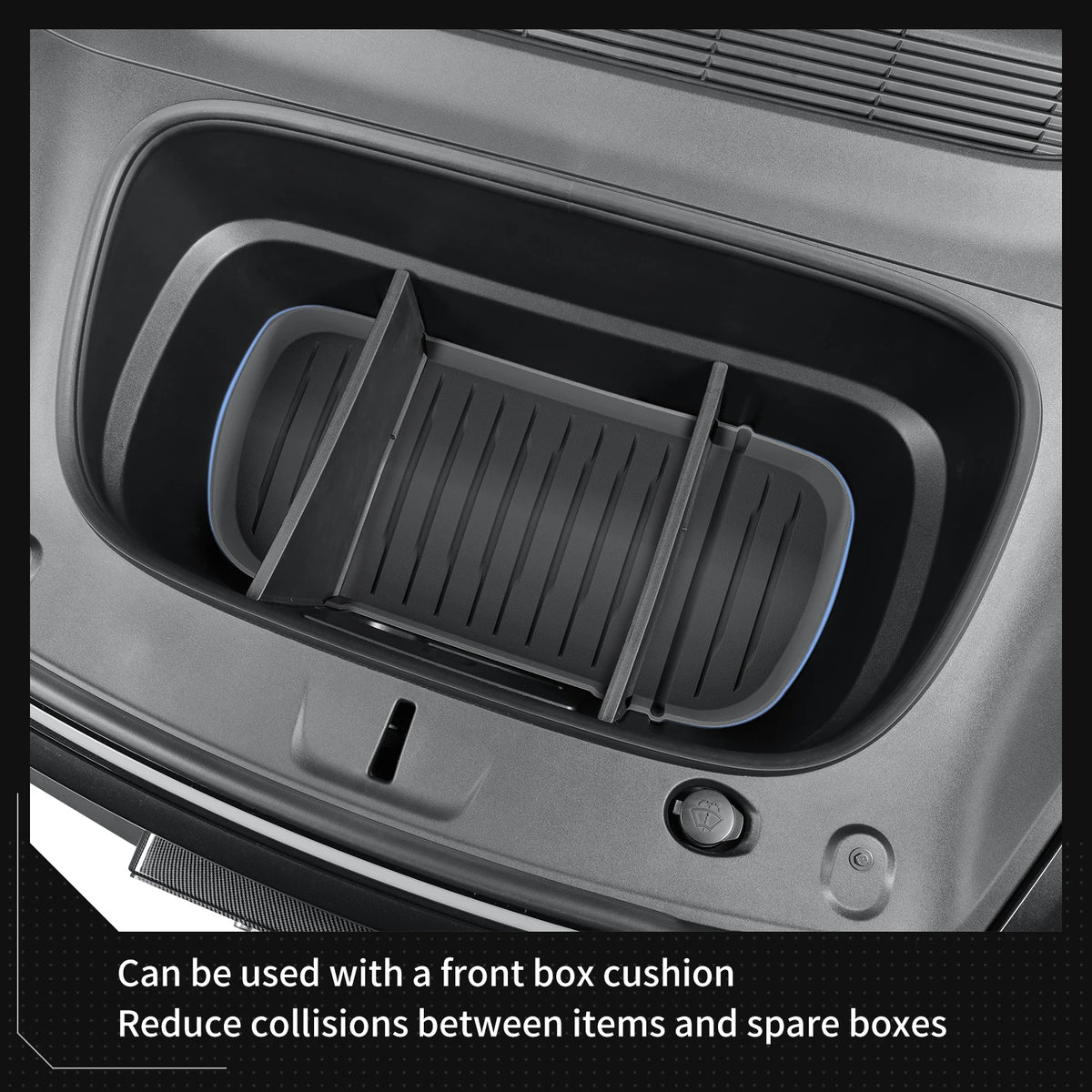 Smabee for Tesla Model Y Juniper/Model YL 2025 2026 Car Front Trunk Interval ABS Combination Partition Front Spare Box Organizer Vue