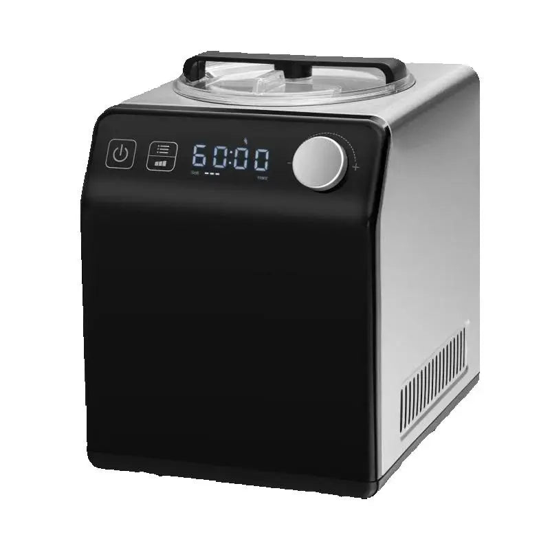 SucceBuy Upright Automatic Ice Cream Maker with Built-in Compressor 2 Quart No Pre-freezing Fruit Yogurt Machine 4 Modes Vue