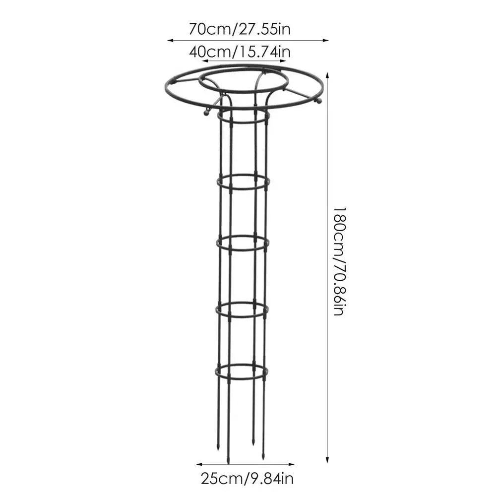 Semicircle Plant Trellis Stakes for Climbing Plants 90–210cm Plant Support Trellis Vue 180cm