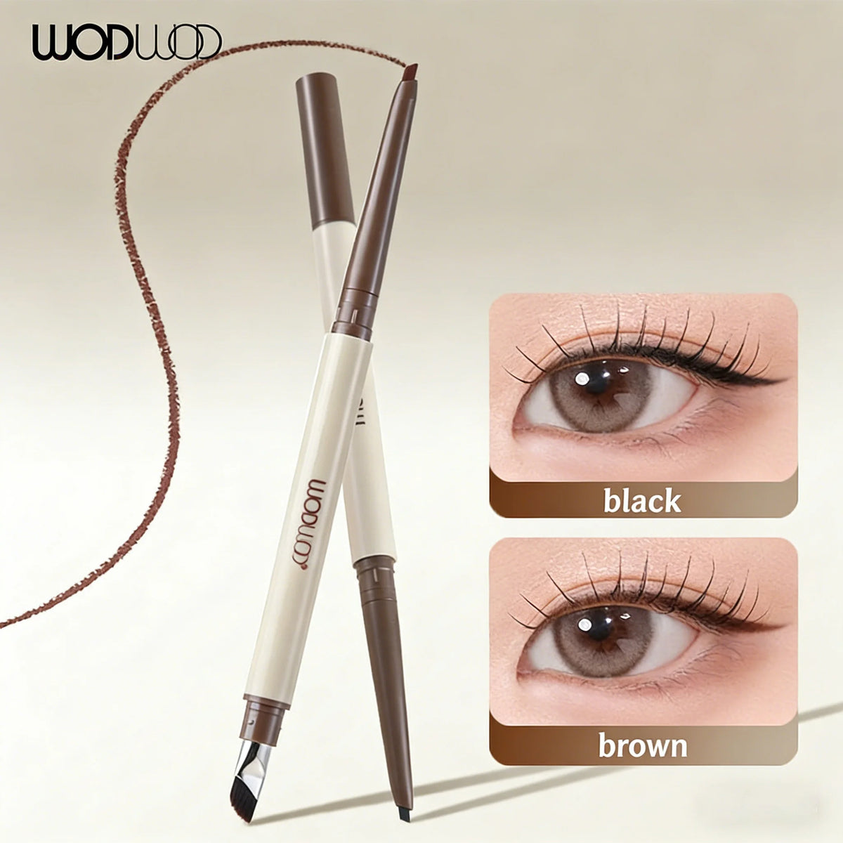 Matte Brighten Lying Silkworm Eyeliner Gel Pen Waterproof Quick Drying Pink Black Ultra Fine Eye Shadow Pen Not-Smudge Makeup Vue