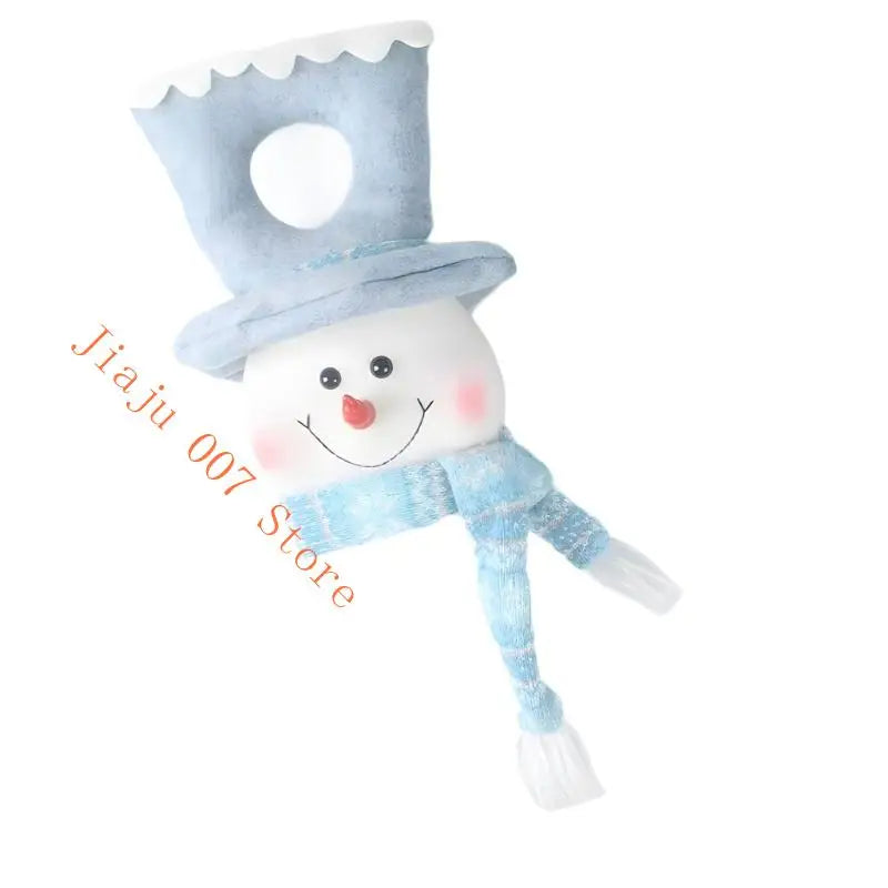 LED Flashing Snowman Hanging Decoration – Fabric Christmas Ornament Christmas Wall Decoration Vue