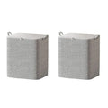 ABKW-2X 3-Dimensional Storage Box Household Storage Box With Window Organizer Cloth Folding Wardrobe Storage 220L Vue As Shown 220L