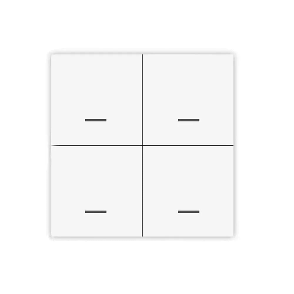 Tuya Zigbee Smart Scene Switch 4 Gang 12 Scene Switch Push Button Controller Home Automation Scenario Switch Linkage Tuya Device Vue