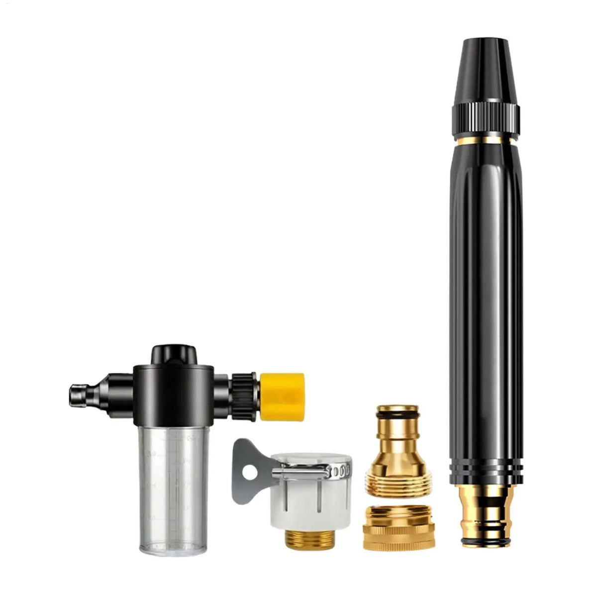 Adjustable Portable Powerful High Pressure Hose Nozzle Water Sprayer Attachment for Car Yard Pathway Backyard Patio Lawn Vue
