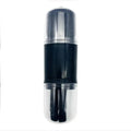 Retractable 4 in 1 Makeup Brushes Set Portable Kabuki and Three Eye Brushes for Quick Touch Ups Compact for Handbags and Travel Vue A4