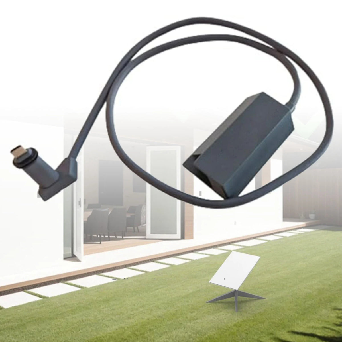Rectangle Satellite Ethernet Adapter Ethernet Adapter Rectangle Dish Antenna Satellite USB Internet Powerline Kit for V2 Vue