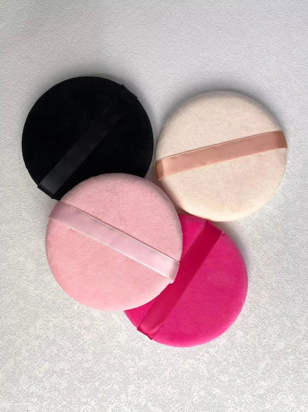 4pcs Plus-size Body Makeup Puff Loose Powder Set Soft and Comfortable Vue