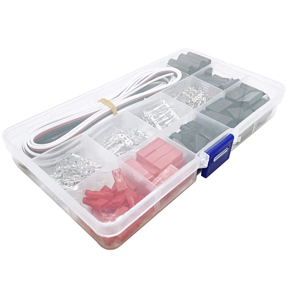 400pcs Servo Connector Kit 22AWG – JR JST SYP Futaba RC DIY Servo Connector Kit Vue