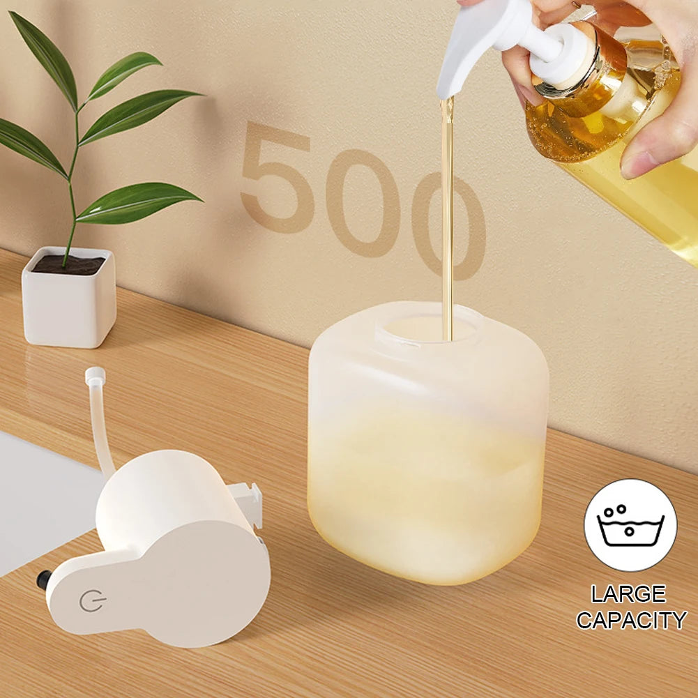 550ml Touchless Foam Soap Dispenser – Rechargeable & IPX5 Automatic Soap Dispenser Vue
