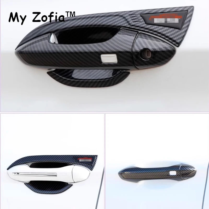 For New Geely Coolray 2023 2024 2025 Car Outer Door Handle Exterior Cover Trim Sticker Protective Car Styling Accessories Vue