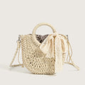 Summer Straw Beach Bag Hand-woven Women Handbag Fashion Basket