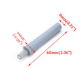 5PCS KAK Gray Cabinet Catches White Damper Buffers For Door Stop Kitchen Cupboard Quiet Drawer Soft Close Furniture Hardware Vue Gray