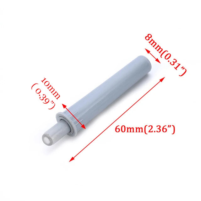 5PCS KAK Gray Cabinet Catches White Damper Buffers For Door Stop Kitchen Cupboard Quiet Drawer Soft Close Furniture Hardware Vue Gray