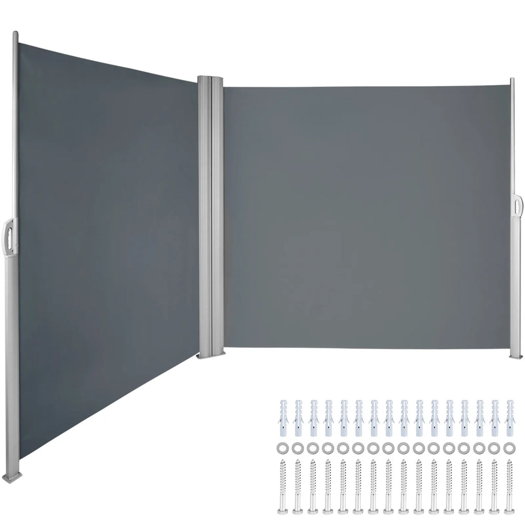Retractable Side Awning Patio Privacy Screen | UV Wind Shield Retractable Side Awning Vue