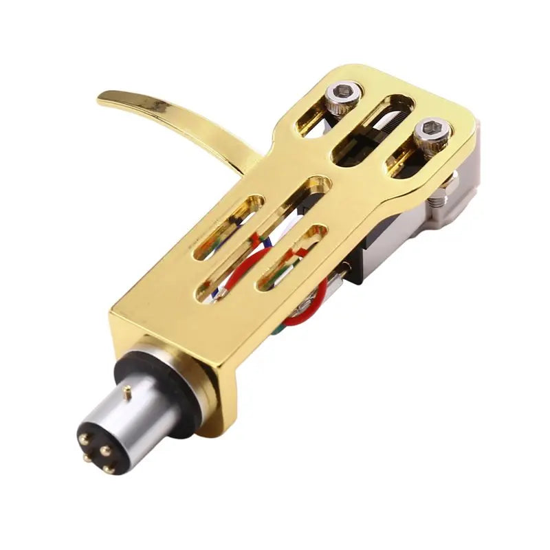 Hot-AT3600L Magnetic Cartridge Stylus With Headshell Mount Kit For Player Vue Gold White