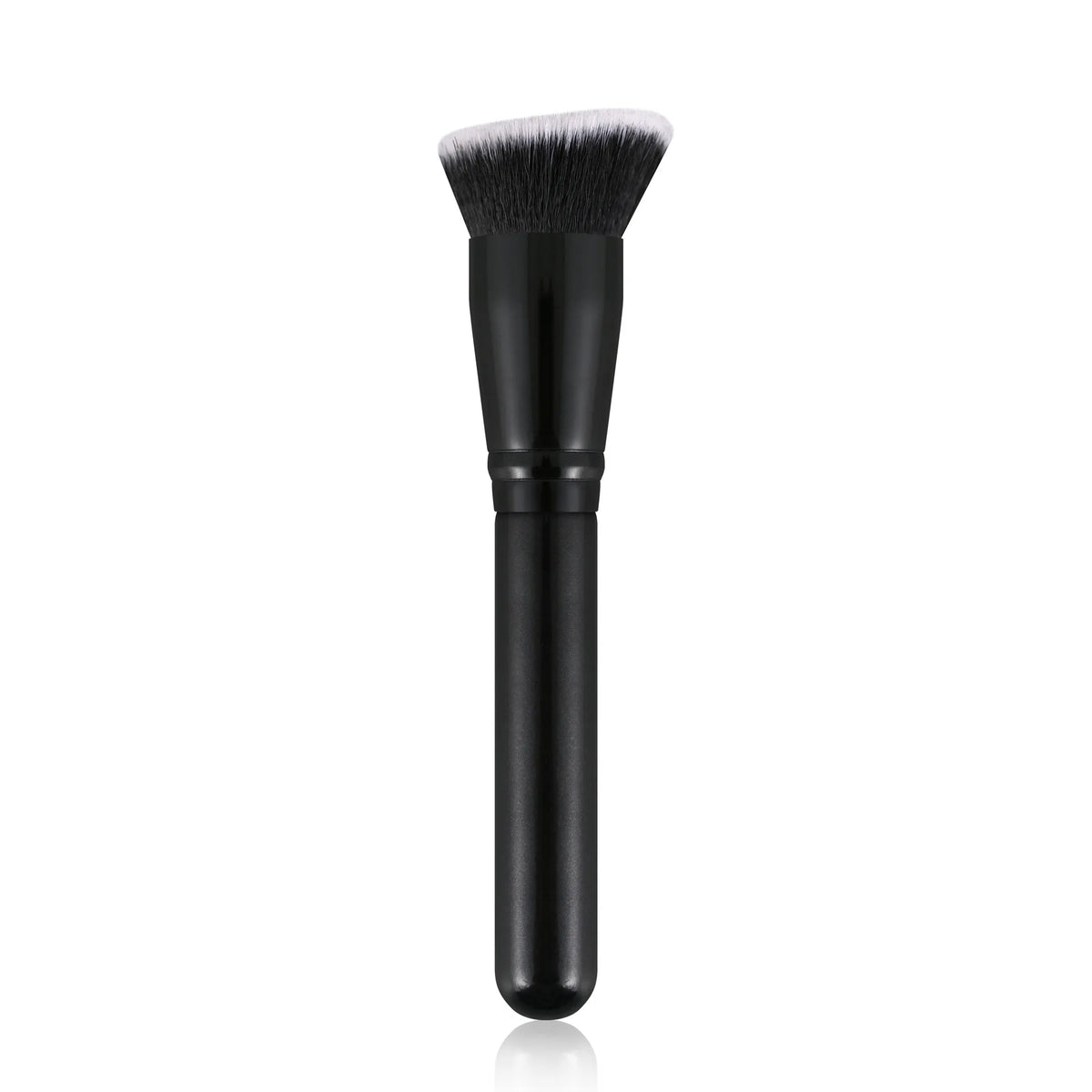 Professional Angle Foundation Makeup Brush Custom Logo Synthetic Hair For Liquid Cream Powder Emulsion Contouring Face Brush Vue with logo 10pcs B