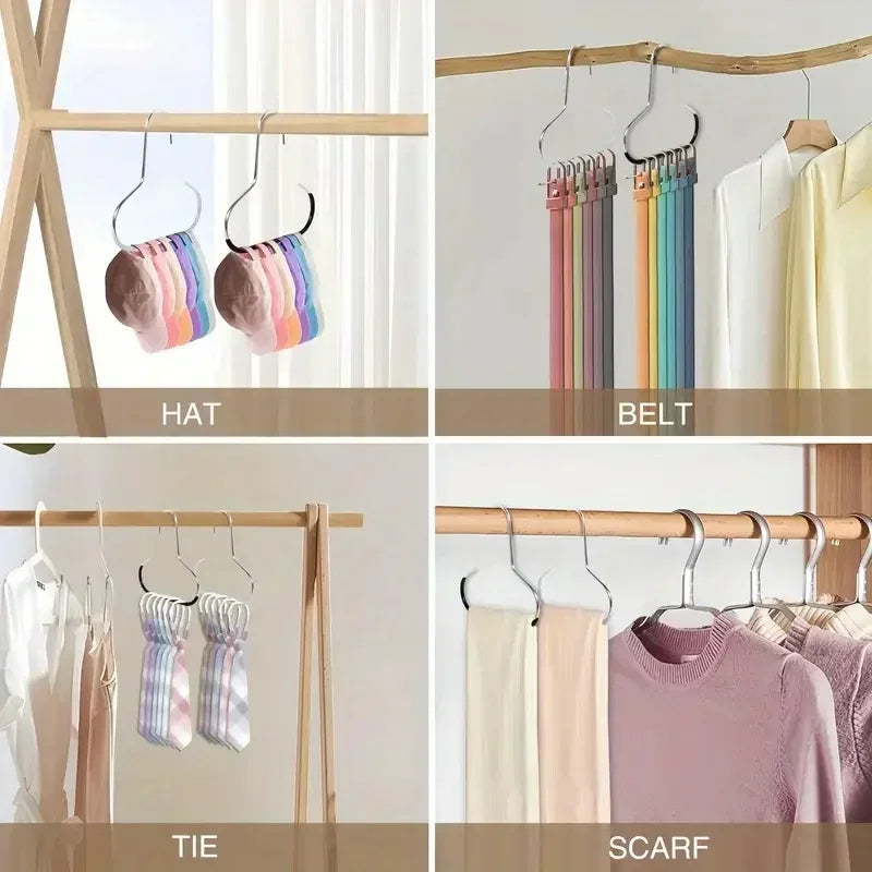 5/10pcs Baseball Cap Hat Rack Organizer Stainless Steel Hat Hanger Hanging Holder Non-Slip Wall Mount Hook Organizer for Caps Vue