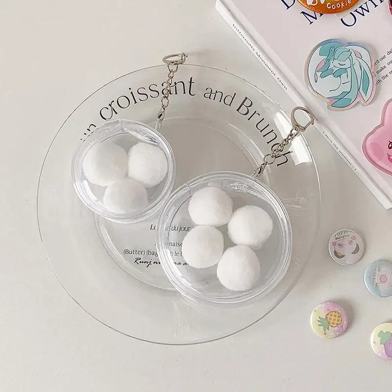 Clear Badge Clip Holder Bag 58cm 75cm With Keychain Waterproof for Office Workers ID Card Protection Vue