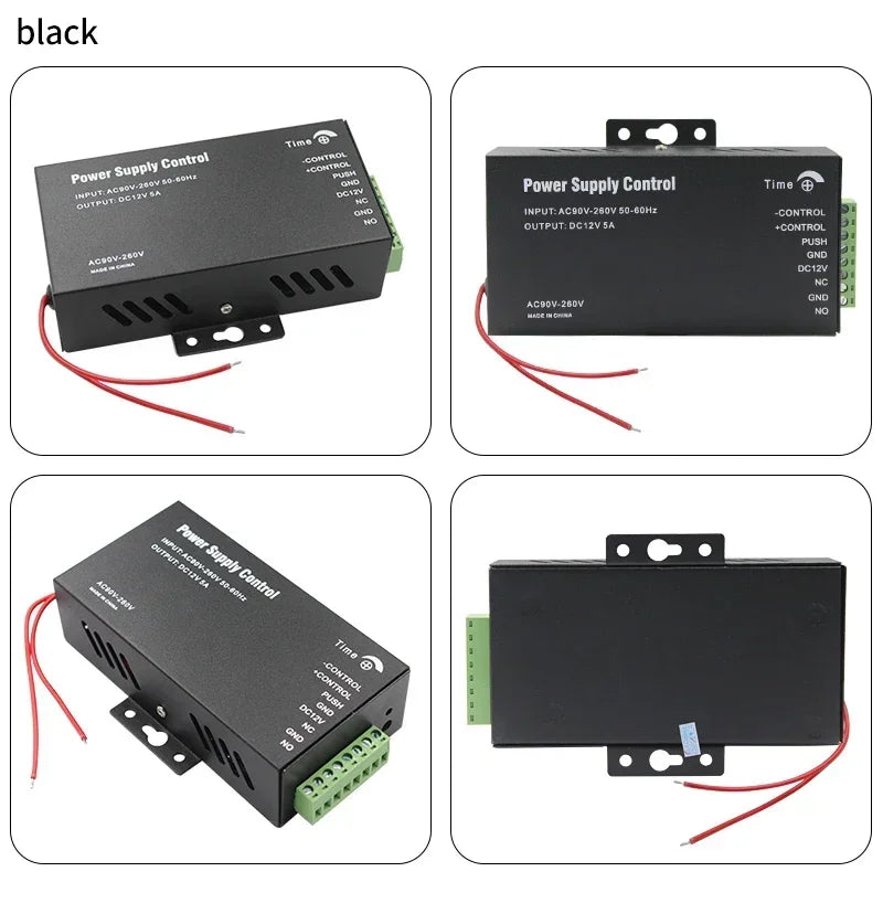 DC 12V 5A Access Control Power Supply Switch AC 110V-240V Input Power Source Supplier Adapter for Video Intercom System Access Vue
