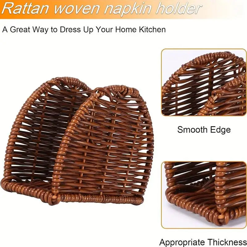 Creative Tissue Stand Table Napkin Holder with Unique Standing Design for Kitchen Dining Table Home Decoration Vue