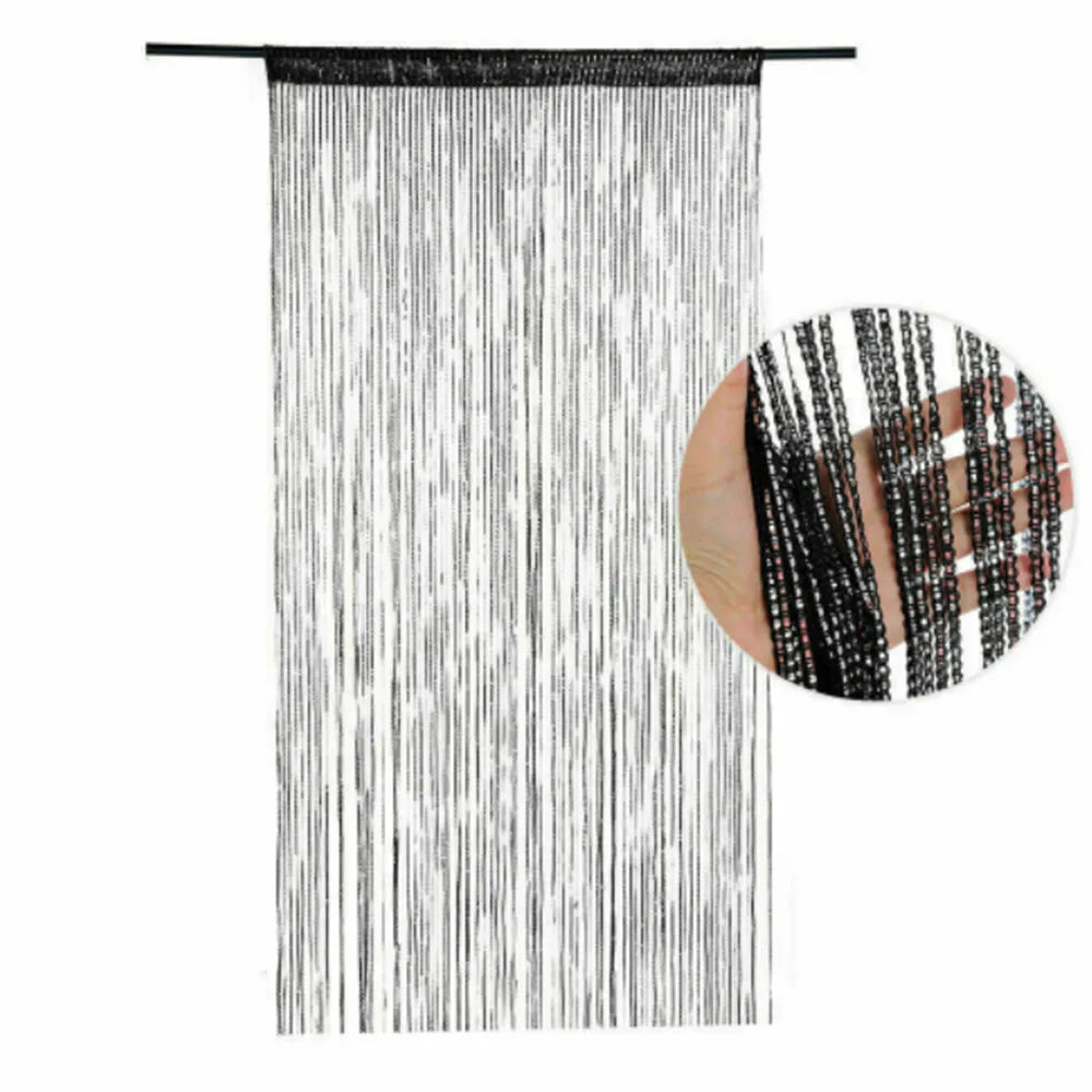 1PCS Door String Tassel Curtain Partition Door Curtain String Curtain Door Screen Panel Home Decor Window Divider Tassel Screen Vue
