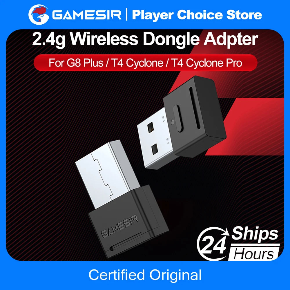 Gamesir G8 Galileo Plus G8+ T4 Cyclone and T4 Cyclone Pro 2.4g Wireless Dongle Receiver Gamepads Adpter Gaming Console Accessori Vue