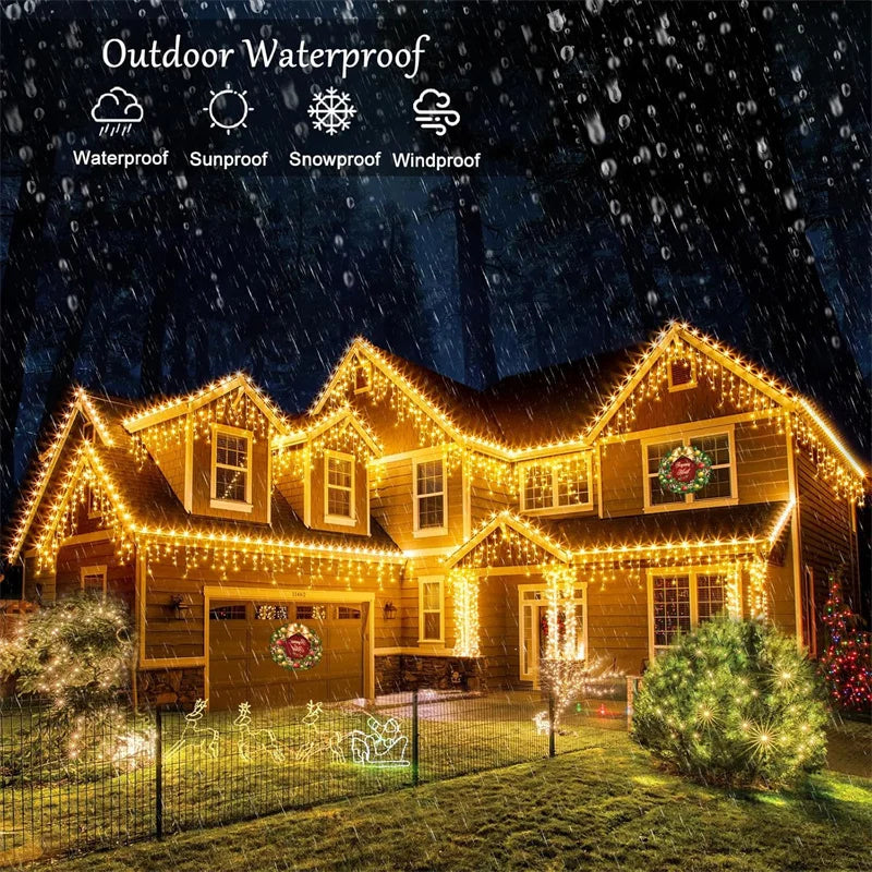 3.5/7M Waterproof Solar Lights Outdoor Indoor Use Garden Patio Wedding Christmas Decor Multi Color LED String Lights Vue