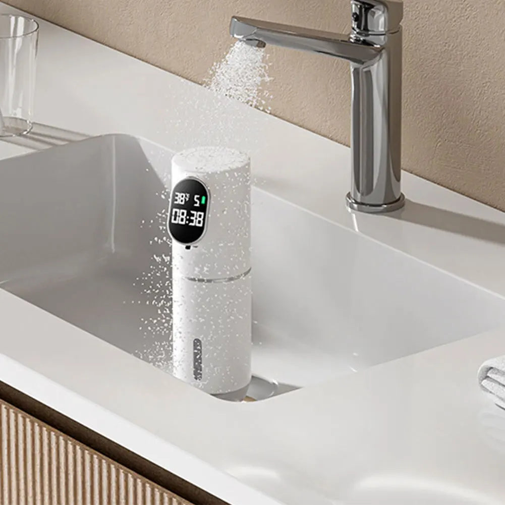 APWIKOGER Touchless Foam Soap Dispenser – LED Display 320ml Foam Soap Dispenser Vue
