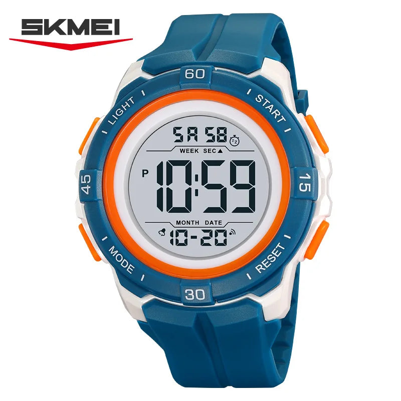 SKMEI 2565 Military Digital Sport Watch for Men | LED & Waterproof Digital Sport Watch Vue blue