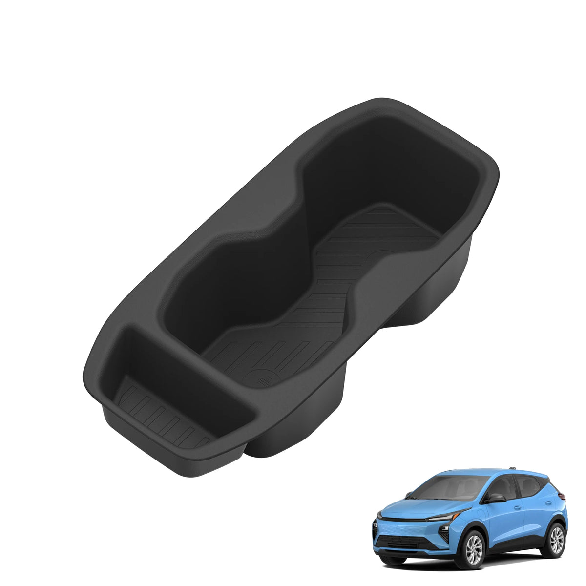 Smabee for Chevrolet Chevy Bolt 2027+ TPE Center Console Cup Holder Shock-Absorbing Insert Drinks Storage Box Accessories Vue