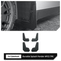 Smabee for Tesla Cybertruck 2024-2026 Rear Wheel Mud Flaps Car Modification Accessories Splash Guard Mud Fenders Kit 4Pcs Vue Mud fender 4pcs