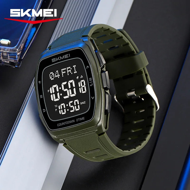 SKMEI 2441 LED Dual Display Men's Sports Digital Watch Sports Digital Watch Vue