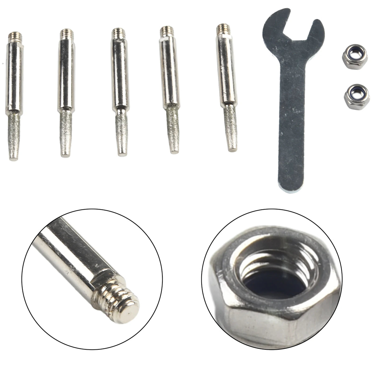 Chainsaw Sharpener Emery Grinding Head Set 4–5.5mm Kit Chainsaw Sharpening Kit Vue