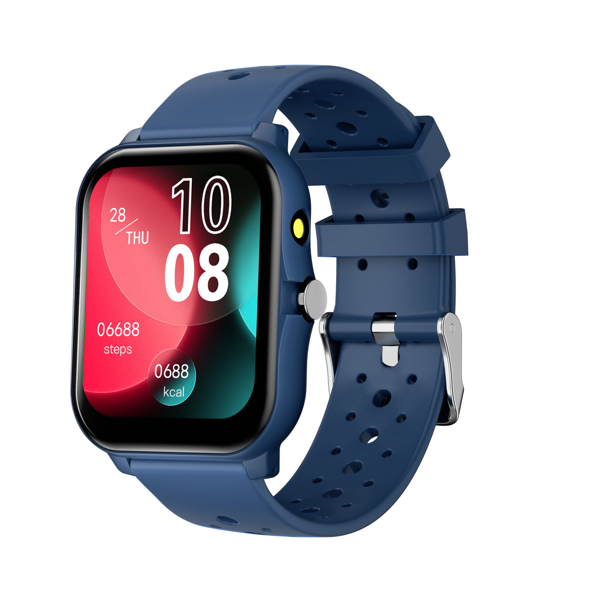 New Smart Watch Message Reminder for Intelligent Life Weather Forecast SIRI Assistant Men &Women Birthday Gift Bluetooth Call Vue Darkblue-dd