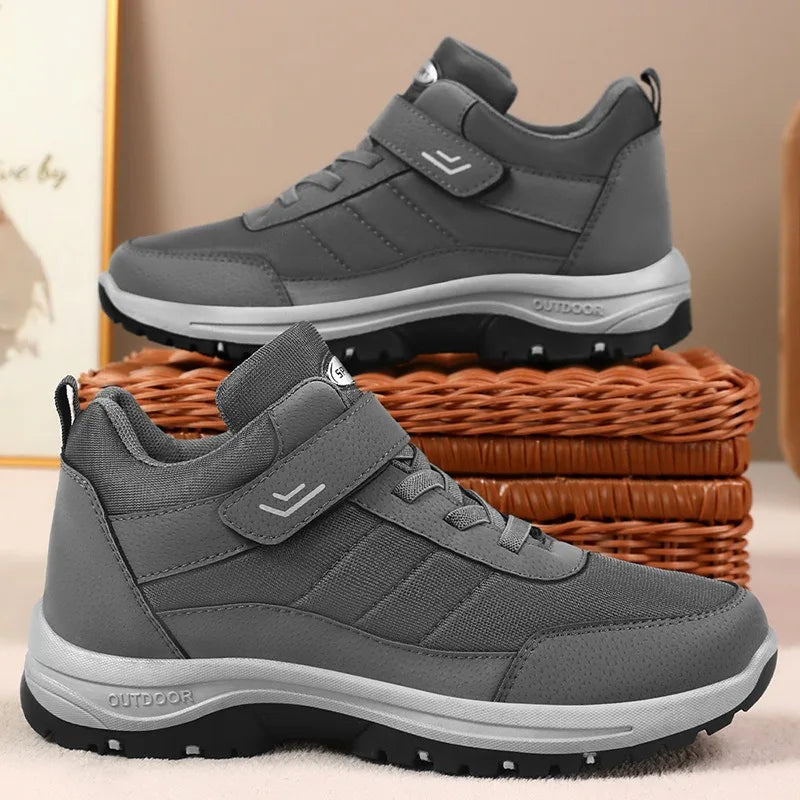 Men's Velcro Walking Shoes – Breathable Casual Comfort Sneakers Casual Walking Shoes Vue