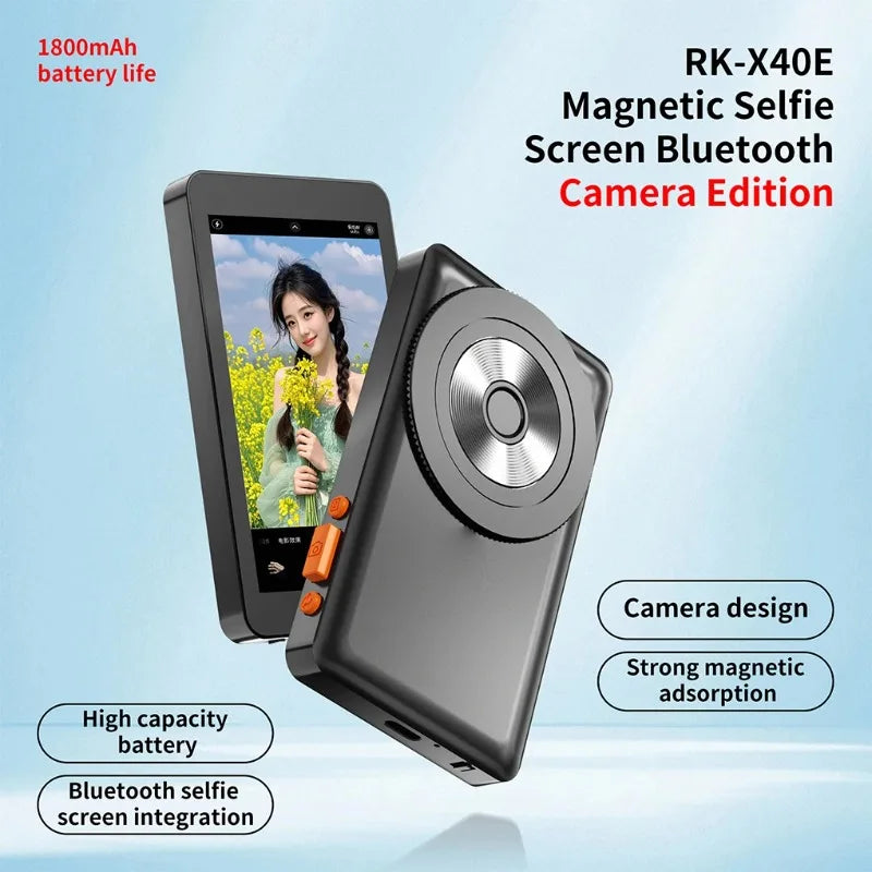 4-inch Smartphone Wireless Magnetic Monitor Screen RX-X40E Monitor Screen for iPhone Android Live Stream Video Recording Vue