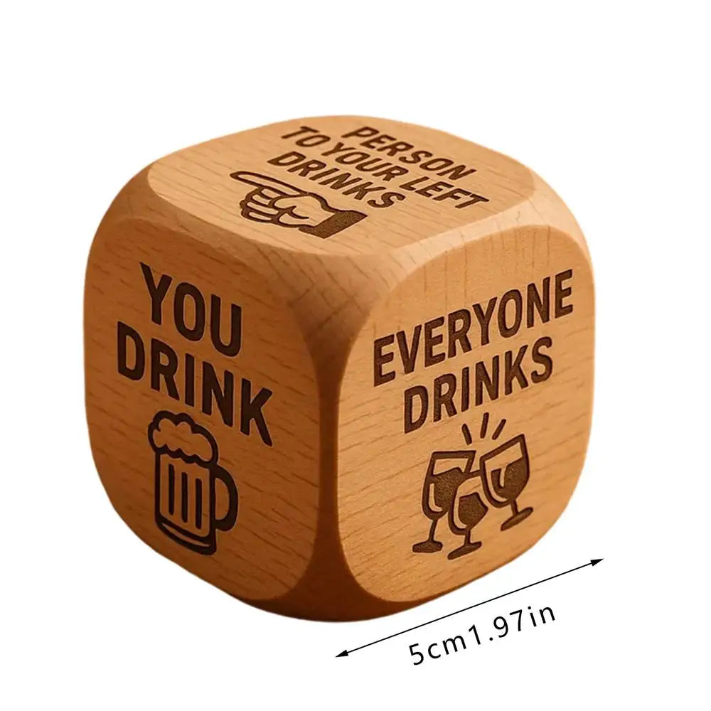 Drinking Dice Games for Adults, Fun Interactive Party Games for Friends, Family, Couples & Social Groups, Weekend Group Activity Vue Yellow