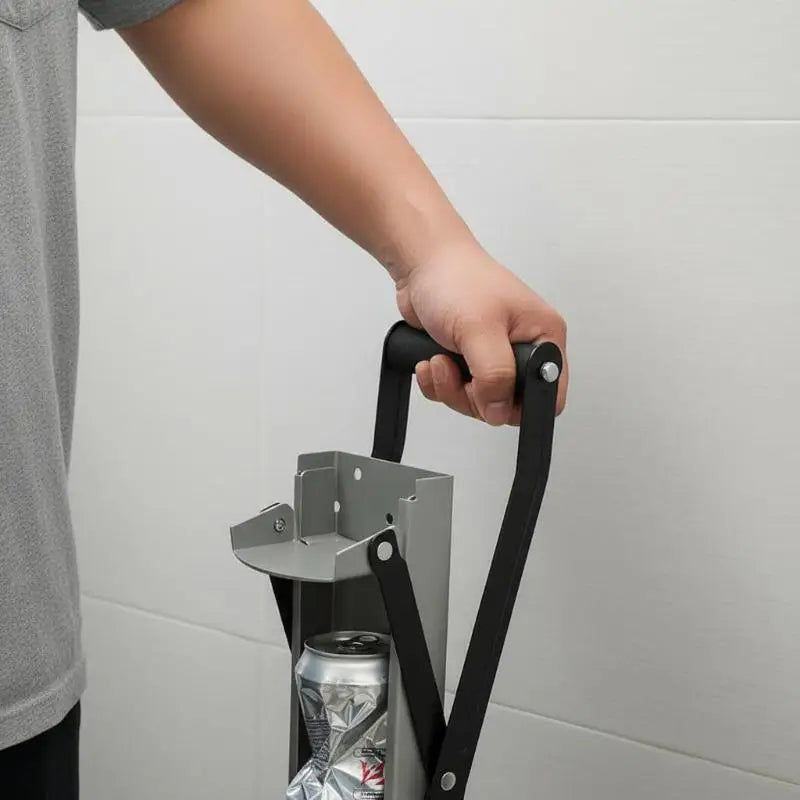 Metal 12 Can Crusher Heavy Duty Smasher Press Bottle Recycl Seltzer