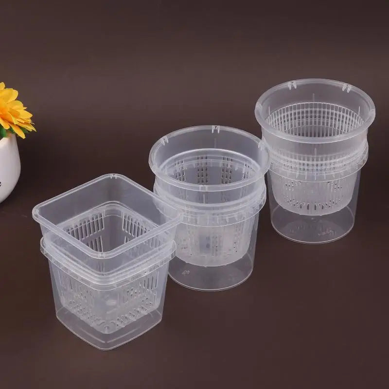 Self Watering Flowerpot Double-Layer Pots For Plants Nursery Pots With Holes Garden Automatic Absorbing Water Root Control Pots Vue