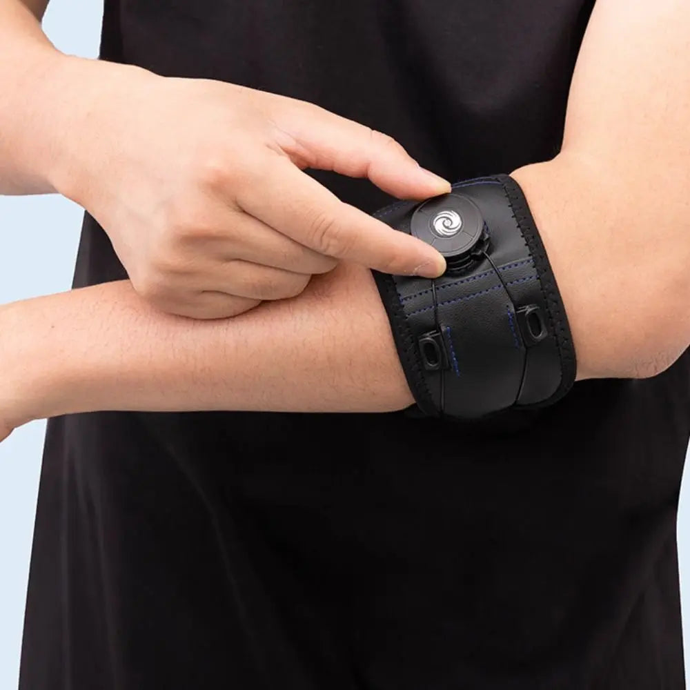 Knob Adjustable Arm Support Band Built-in Silicone Pad Thicken Tennis Elbow Brace Non-slip Pressurized Vue