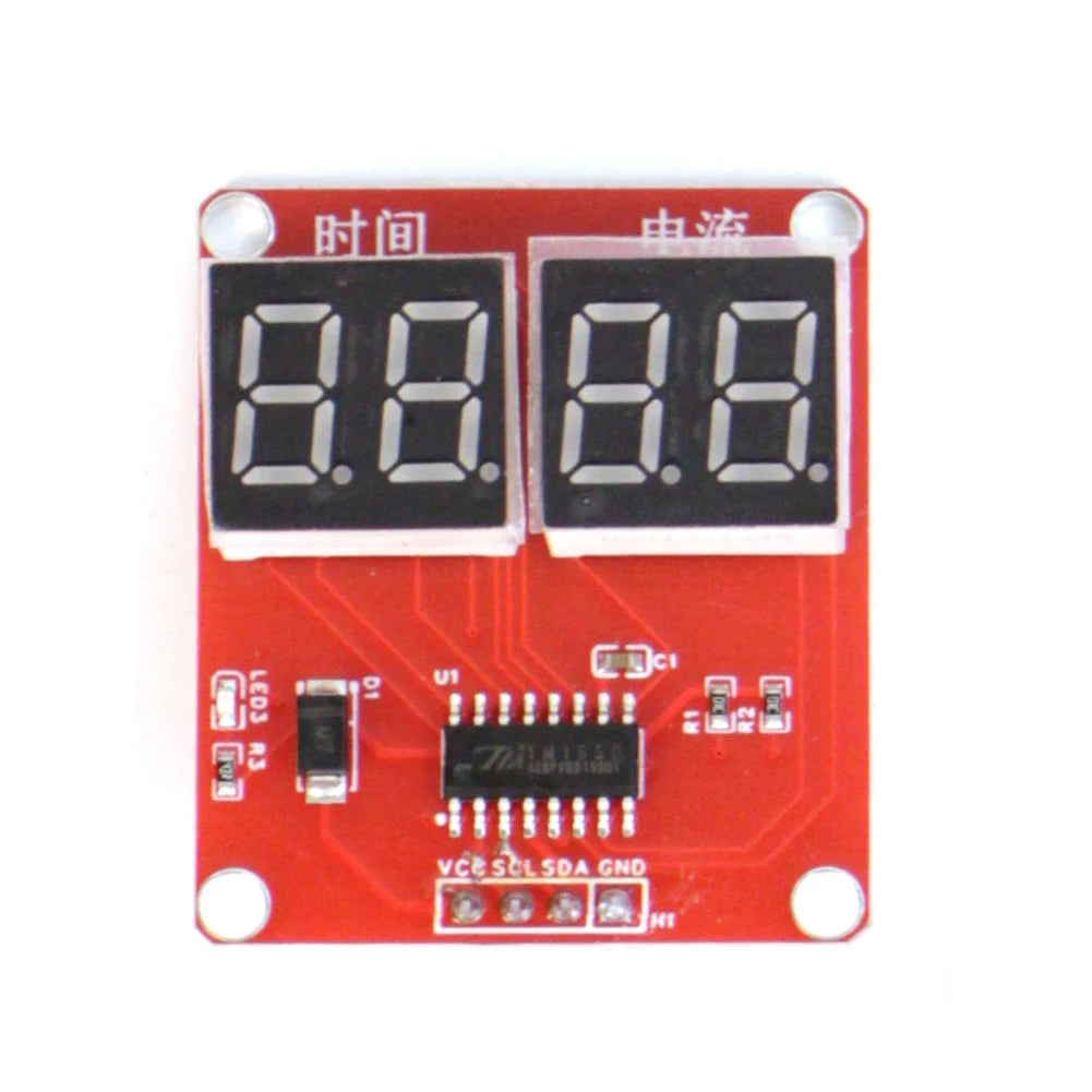 Spot Welding Machine Control Board Adjustable Time Current Spot Welder Control Board Digital Display DIY Battery Accessories Vue