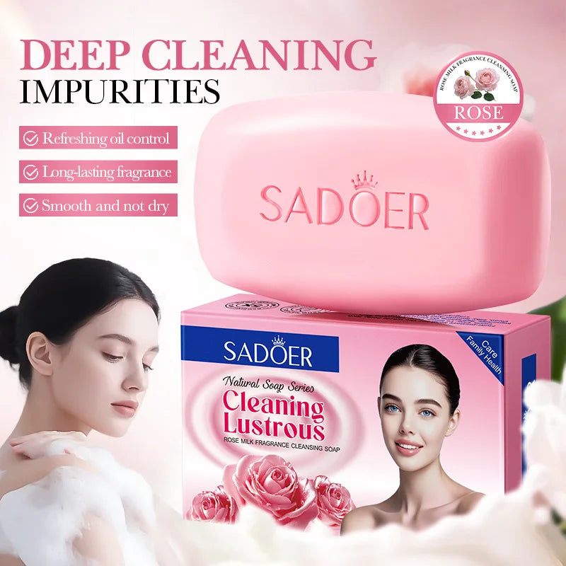 100g Milk-Based Handmade Soap, Easy to Rinse Off, Deeply Cleanses Skin Impurities, Provides a Refreshing Oil-Control Effect, Leaving Skin Clean, Smooth, and Not Dry. Long-Lasting Pleasant Fragrance - Home Care. Vue