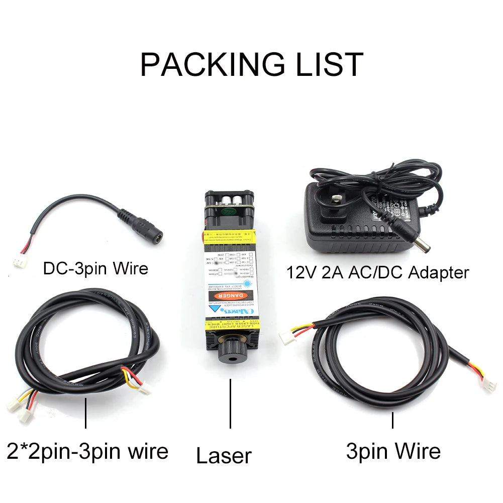 520nm 500mw/1W Green Dot Laser Module TTL Bird Driving Laser Vue