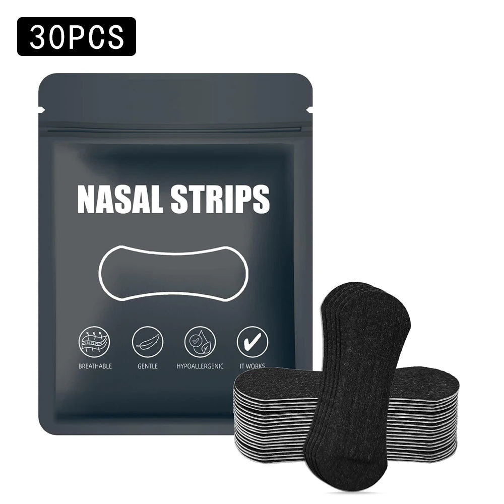Anti Snoring Nose Strips Breathing Correction Physical Expansion Vue 30pcs