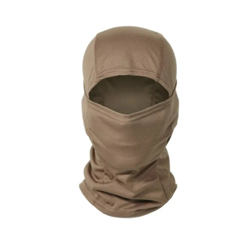 Military Tactical Balaclava Bike Cycling Windproof Full Face Mask Outdoor Hunting Hiking Army Head Warm Shield Skiing Scarf Vue brown