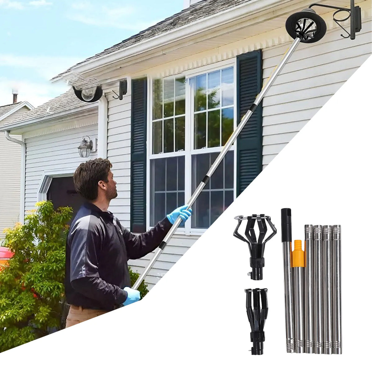 High Ceiling Light Bulb Changer Cover Lock Design Telescopic Extension Pole Light Bulb Changer High Light Bulb Changer Vue