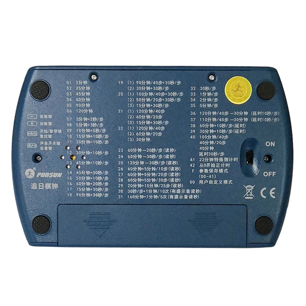 Digital Chess Clock Timer for Chess, Go & Board Games | ALLOET Digital Chess Clock Vue